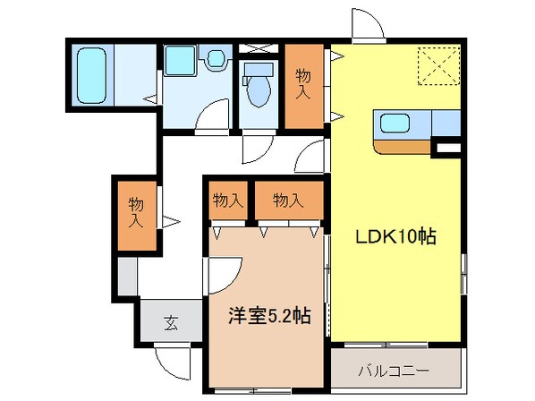 サンハイツ・カトーの物件間取画像